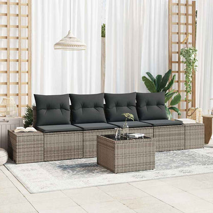 Bankstel Met Kussen Met Kussen 5 Pcs Poly Rattan