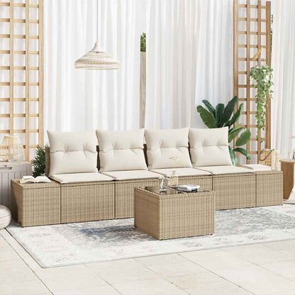 Bankstel Met Kussen Met Kussen 5 Pcs Poly Rattan