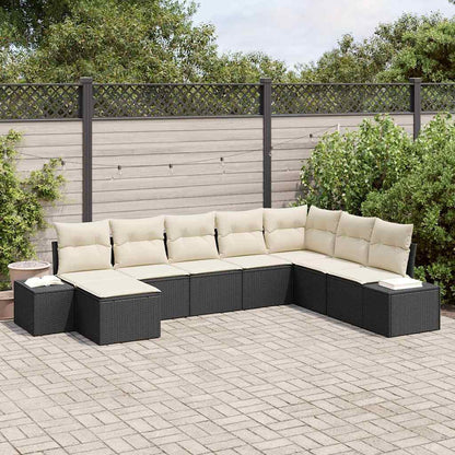 Tuin Sofa Set Met Kussen 8 Pcs Poly Rattan