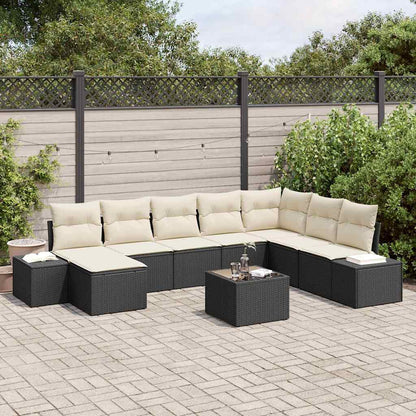Tuin Sofa Set Met Kussen 8 Pcs Poly Rattan