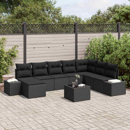 Tuin Sofa Set Met Kussen 8 Pcs Poly Rattan