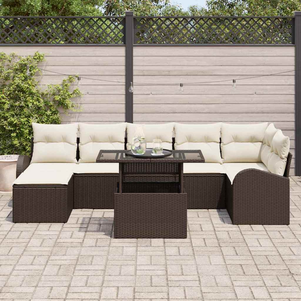 Tuin Sofa Set Met Kussen 8 Pcs
