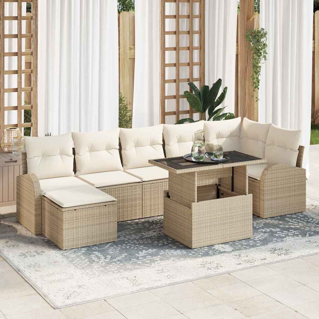 Tuin Sofa Set Met Kussen 8 Pcs