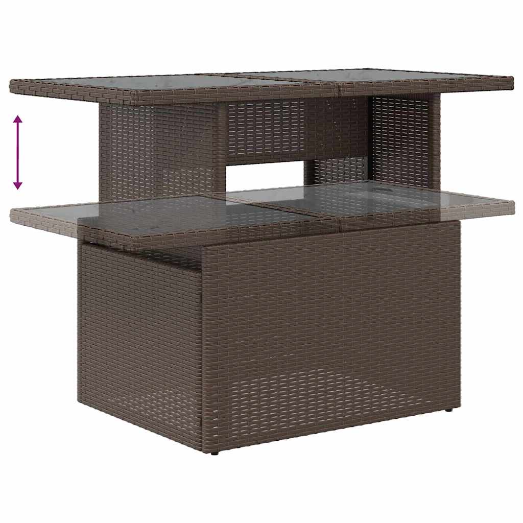 Tuin Sofa Set Met Kussen 9 Pcs