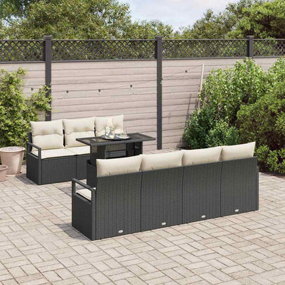 Tuin Sofa Set Met Opslag 8 Pcs Poly Rattan