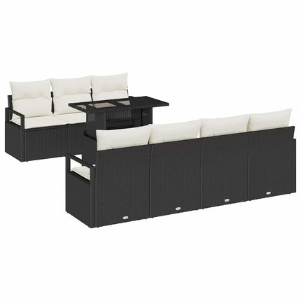 Tuin Sofa Set 8 St 7-Aantal Zitplaatsen