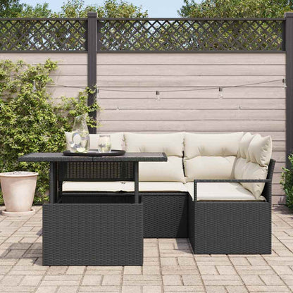 Tuin Sofa Set Met Kussen 5 Pcs Poly Rattan