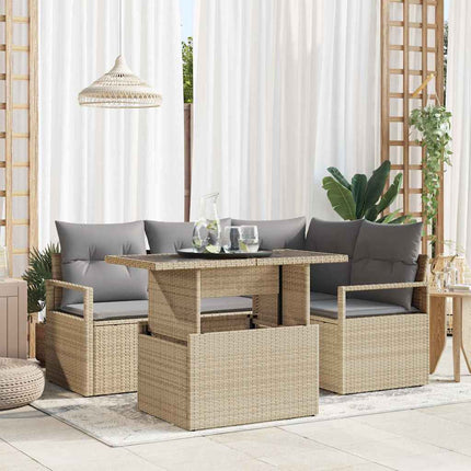 Tuin Sofa Set 5 St 4-Aantal Zitplaatsen