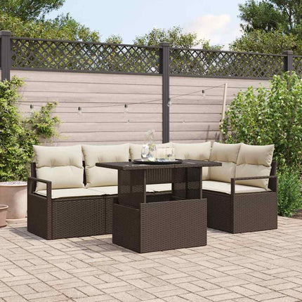 Tuin Sofa Set 6 St 5-Aantal Zitplaatsen