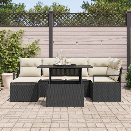 Tuin Sofa Set Met Kussen 7 Pcs