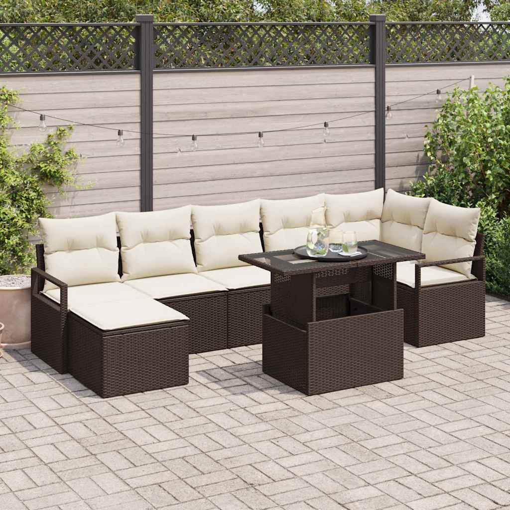 Tuin Sofa Set Met Kussen 8 Pcs