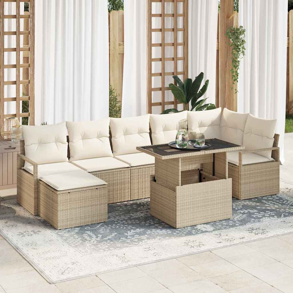 Tuin Sofa Set Met Kussen 8 Pcs