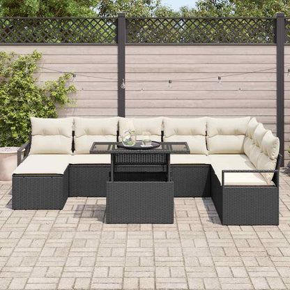 Tuin Sofa Set Met Kussen 9 Pcs