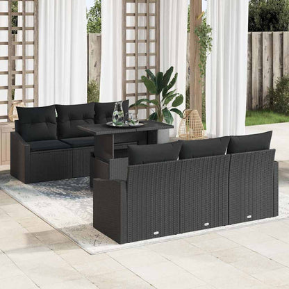 Tuin Sofa Set Met Kussen 7 Pcs 100 X 55 X 73 Cm