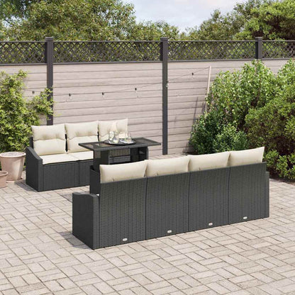Tuin Sofa Set Met Kussen 8 Pcs Poly Rattan
