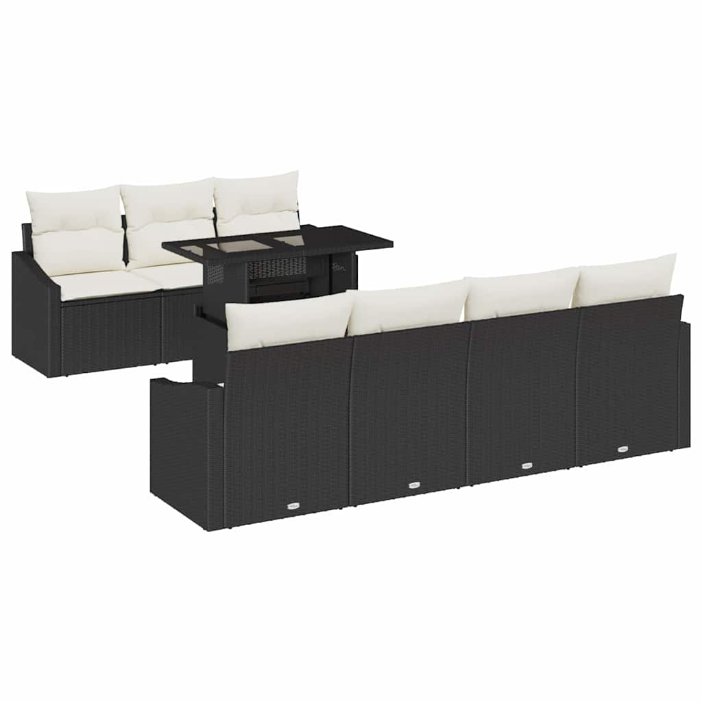 Tuin Sofa Set Met Kussen 8 Pcs Poly Rattan