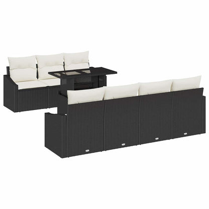 Tuin Sofa Set Met Kussen 8 Pcs Poly Rattan