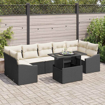 Tuin Sofa Set Met Kussen 8 Pcs Poly Rattan