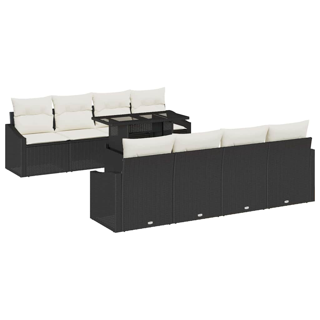 Tuin Sofa Set Met Kussen 7 Pcs Poly Rattan