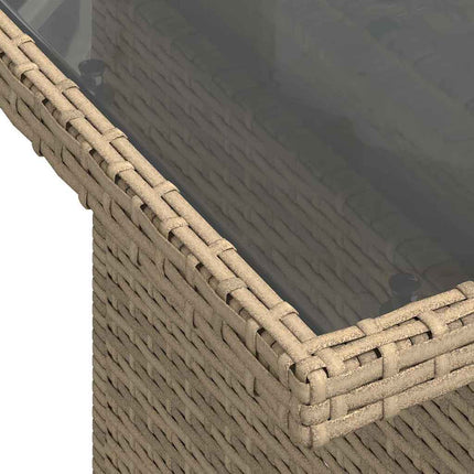 Tuin Sofa Set 6 St Beige En Crème Poly Rattan