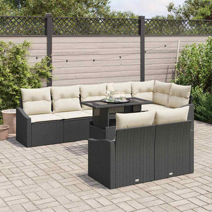 Tuin Sofa Set Met Kussen 9 Pcs Poly Rattan