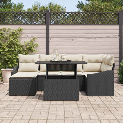 Tuin Sofa Set Met Kussen 7 Pcs