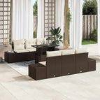 Bruin en crème