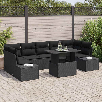 Bankstel Met Kussen 8 Pcs Poly Rattan