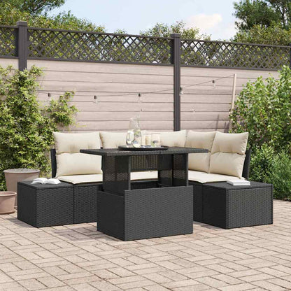 Tuin Sofa Set Met Kussen 5 Pcs Poly Rattan
