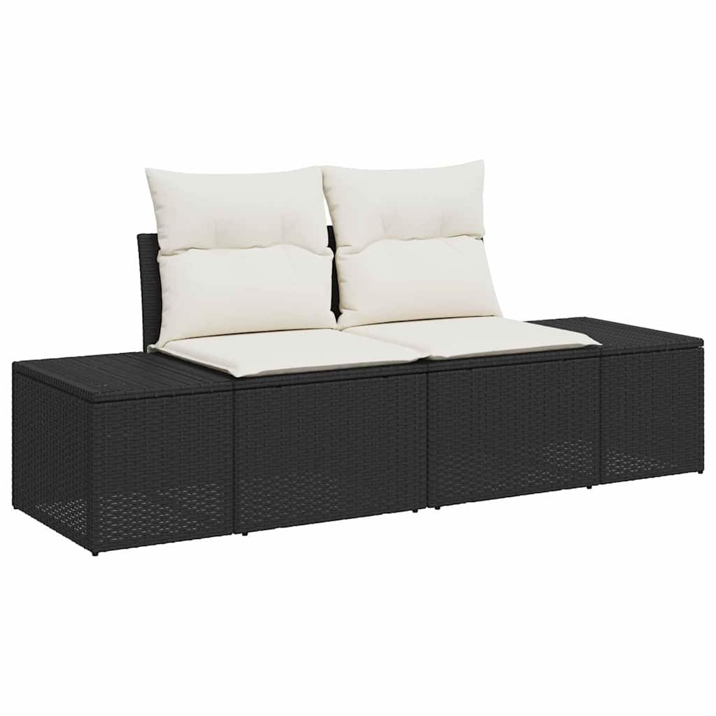 Tuin Sofa Set Met Kussen 5 Pcs Poly Rattan