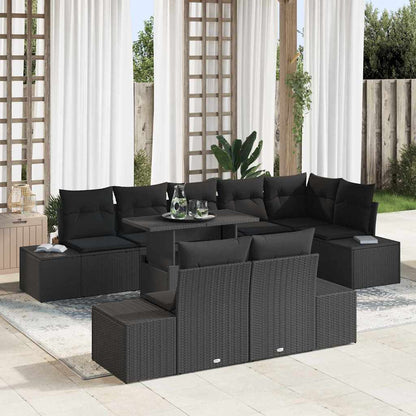 Tuin Sofa Set Met Kussen Met Opslag 9 Pcs