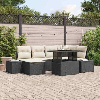 Tuin Sofa Set Met Kussen 7 Pcs