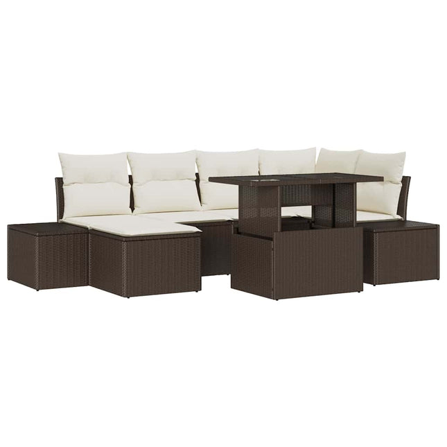 Tuin Sofa Set 7 St Poly Rattan