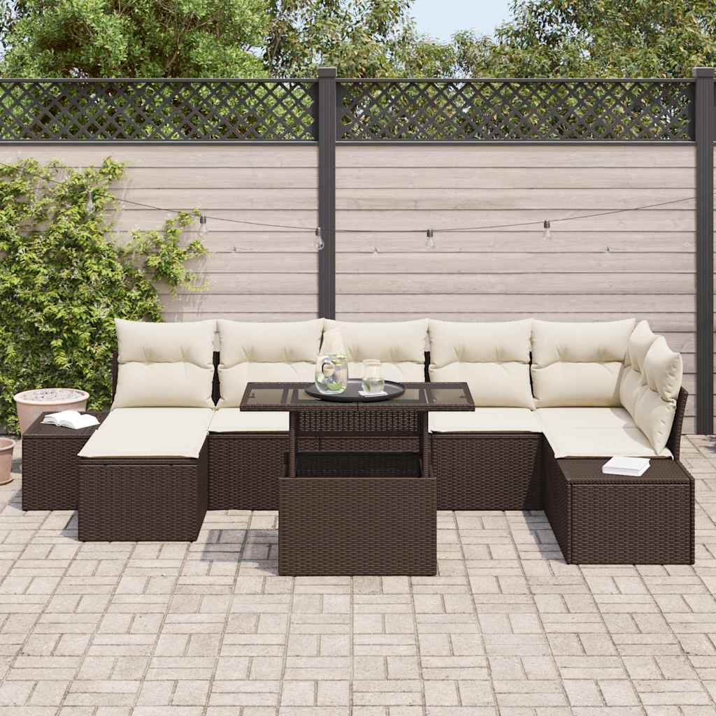 Tuin Sofa Set Met Kussen 8 Pcs