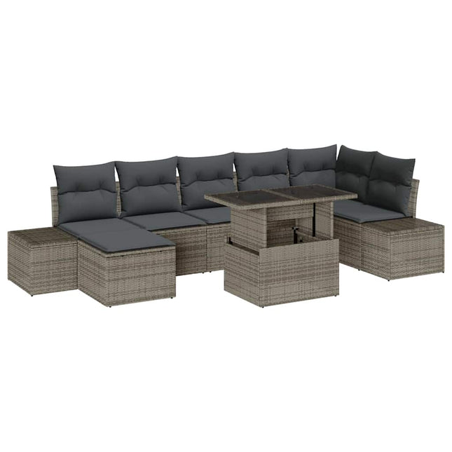 Tuin Sofa Set Met Kussen 8 Pcs