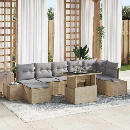 Tuin Sofa Set Met Kussen 8 Pcs