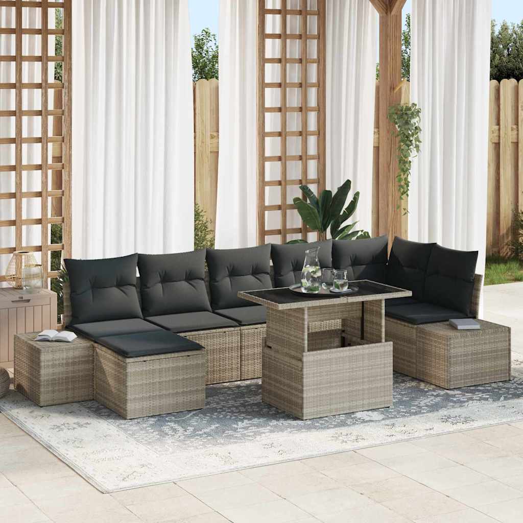 Tuin Sofa Set Met Kussen 8 Pcs