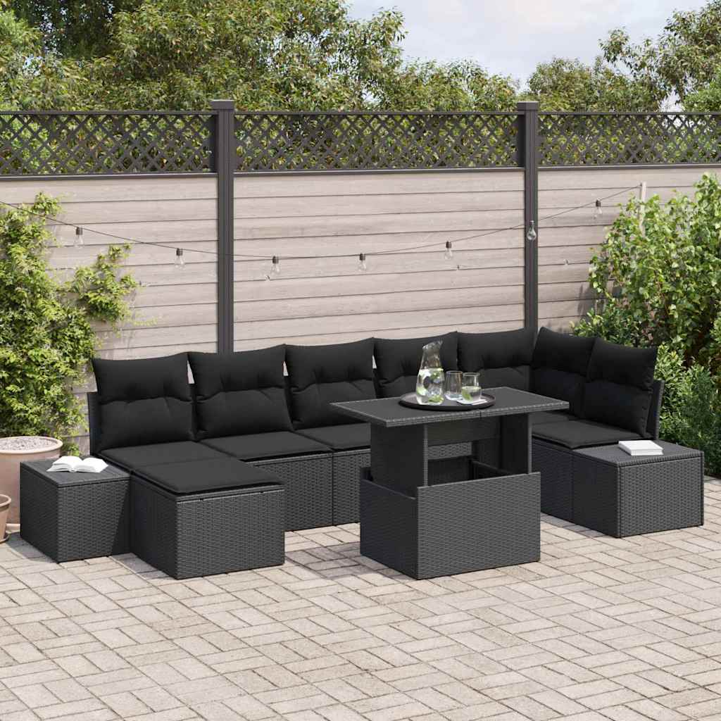 Tuin Sofa Set Met Kussen 8 Pcs