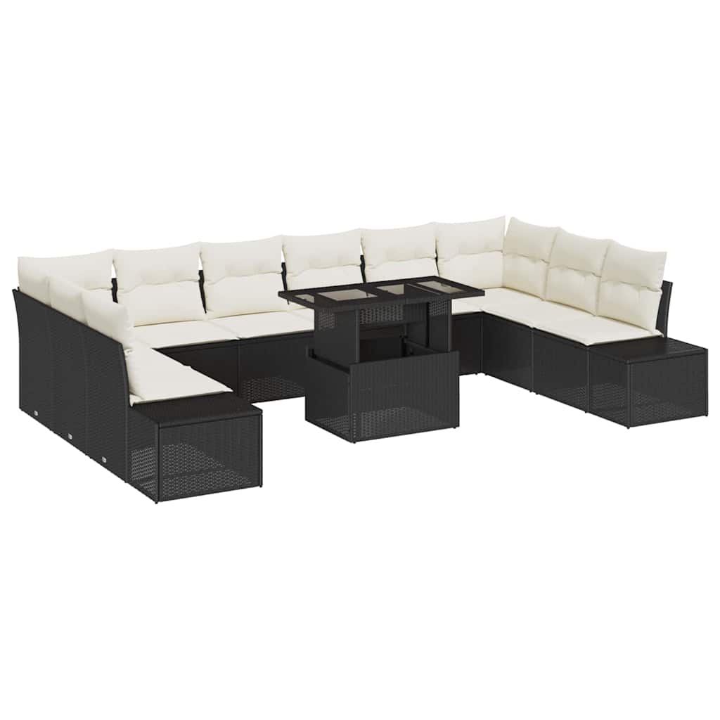 Tuin Sofa Set Met Kussen Met Opslag 11 Pcs