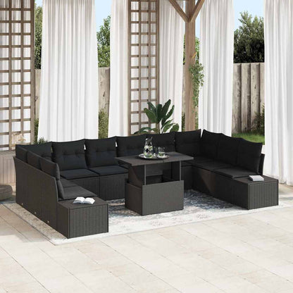 Tuin Sofa Set Met Kussen Met Opslag 11 Pcs