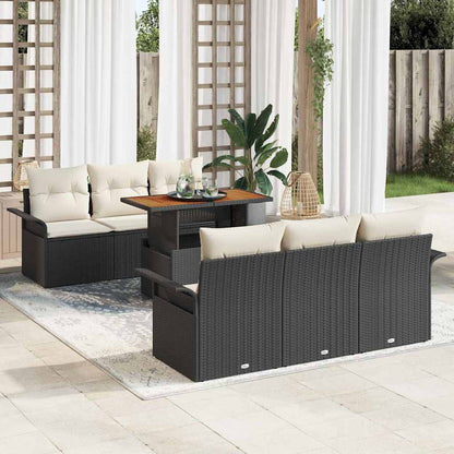 Tuin Sofa Set Met Kussen 7 Pcs