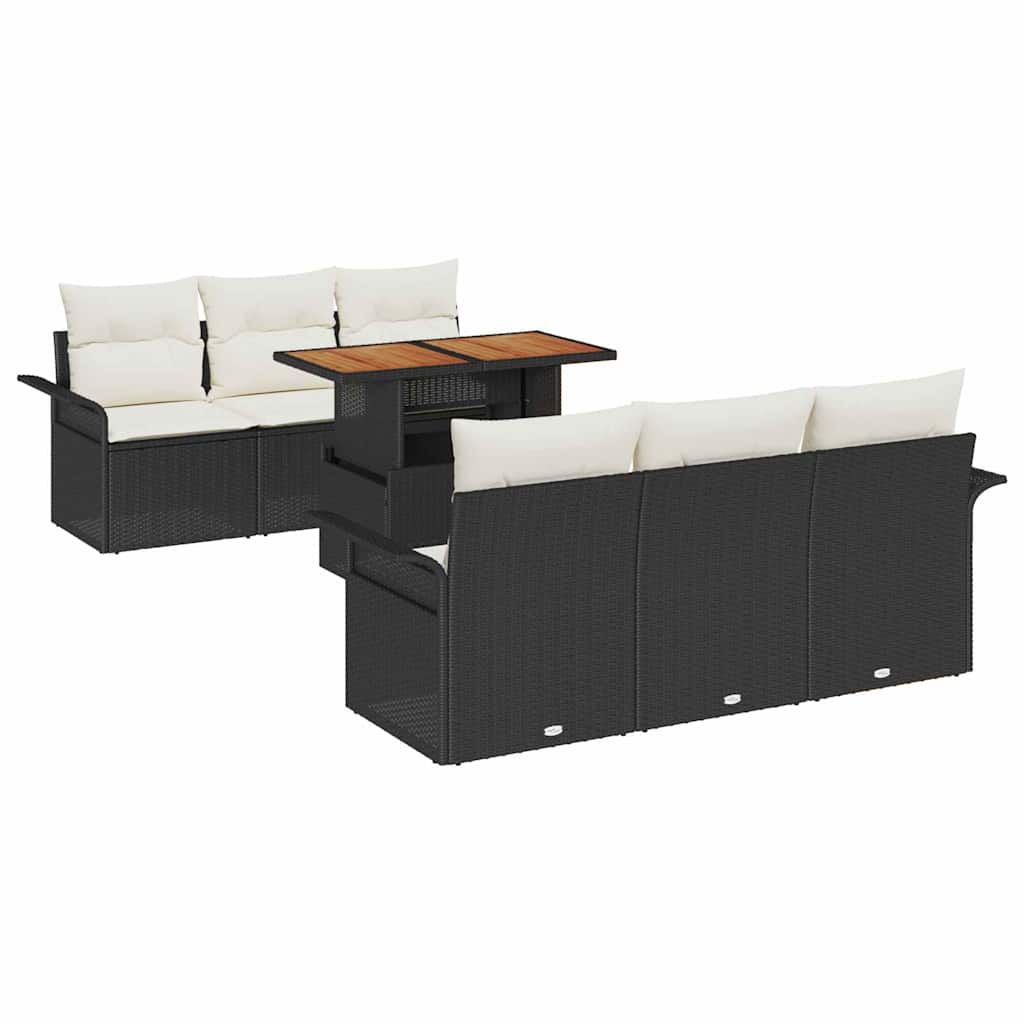 Tuin Sofa Set Met Kussen 7 Pcs