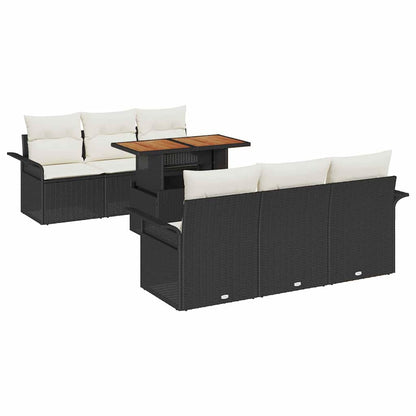 Tuin Sofa Set Met Kussen 7 Pcs