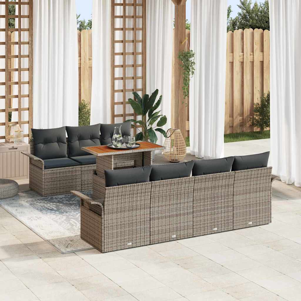 Tuin Sofa Set Met Kussen 8 Pcs