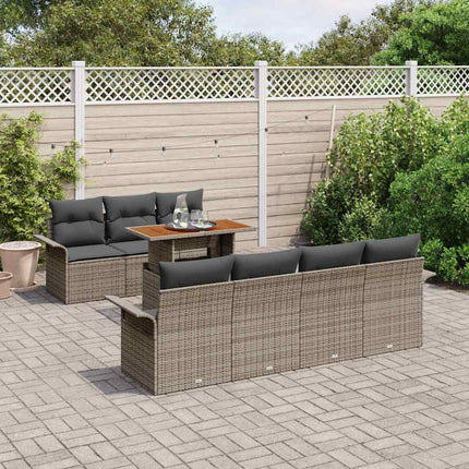 Tuin Sofa Set Met Kussen 8 Pcs
