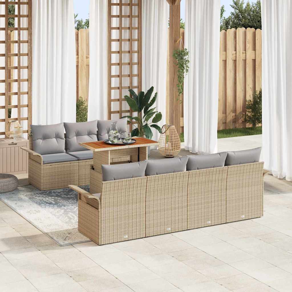 Tuin Sofa Set Met Kussen 8 Pcs