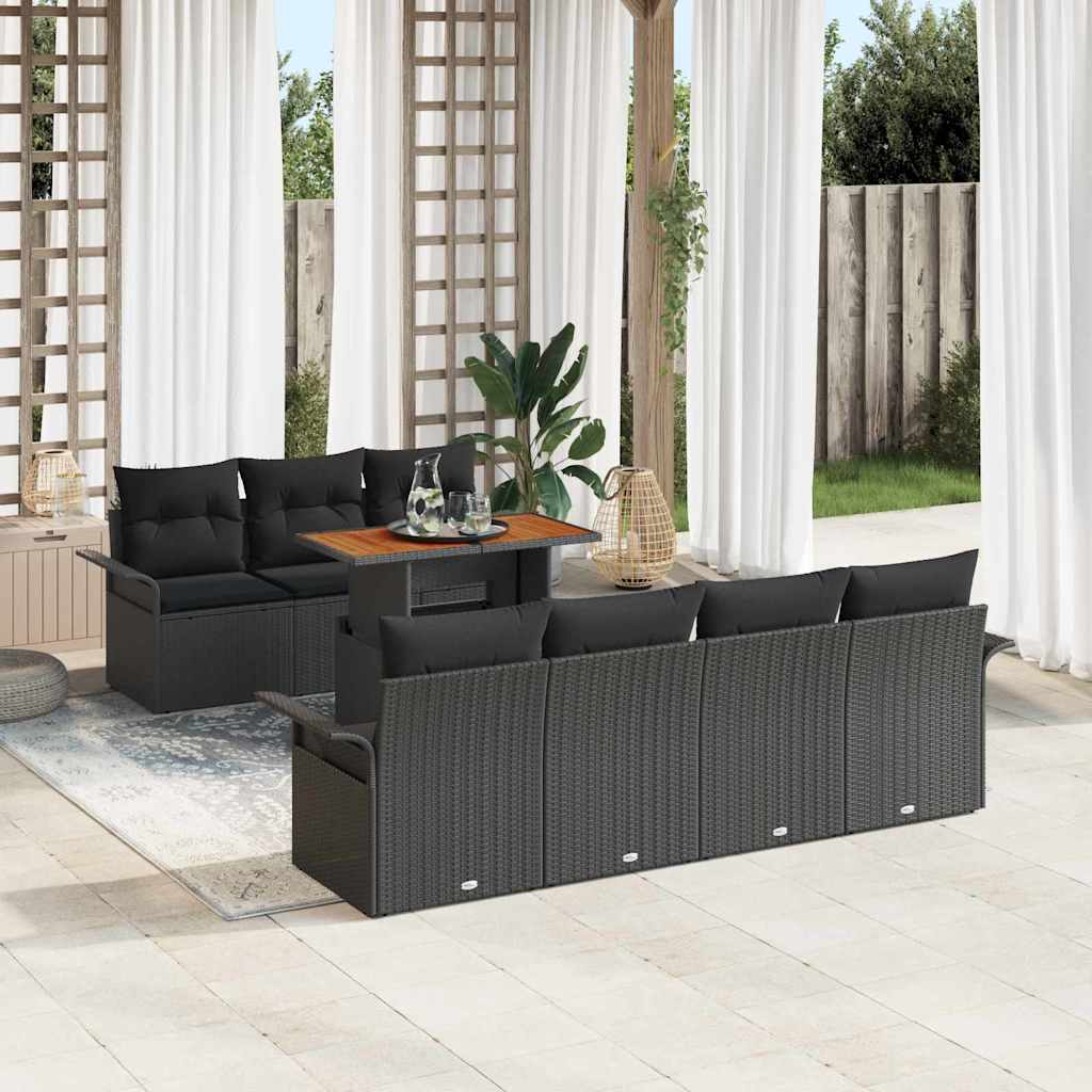 Tuin Sofa Set Met Kussen 8 Pcs