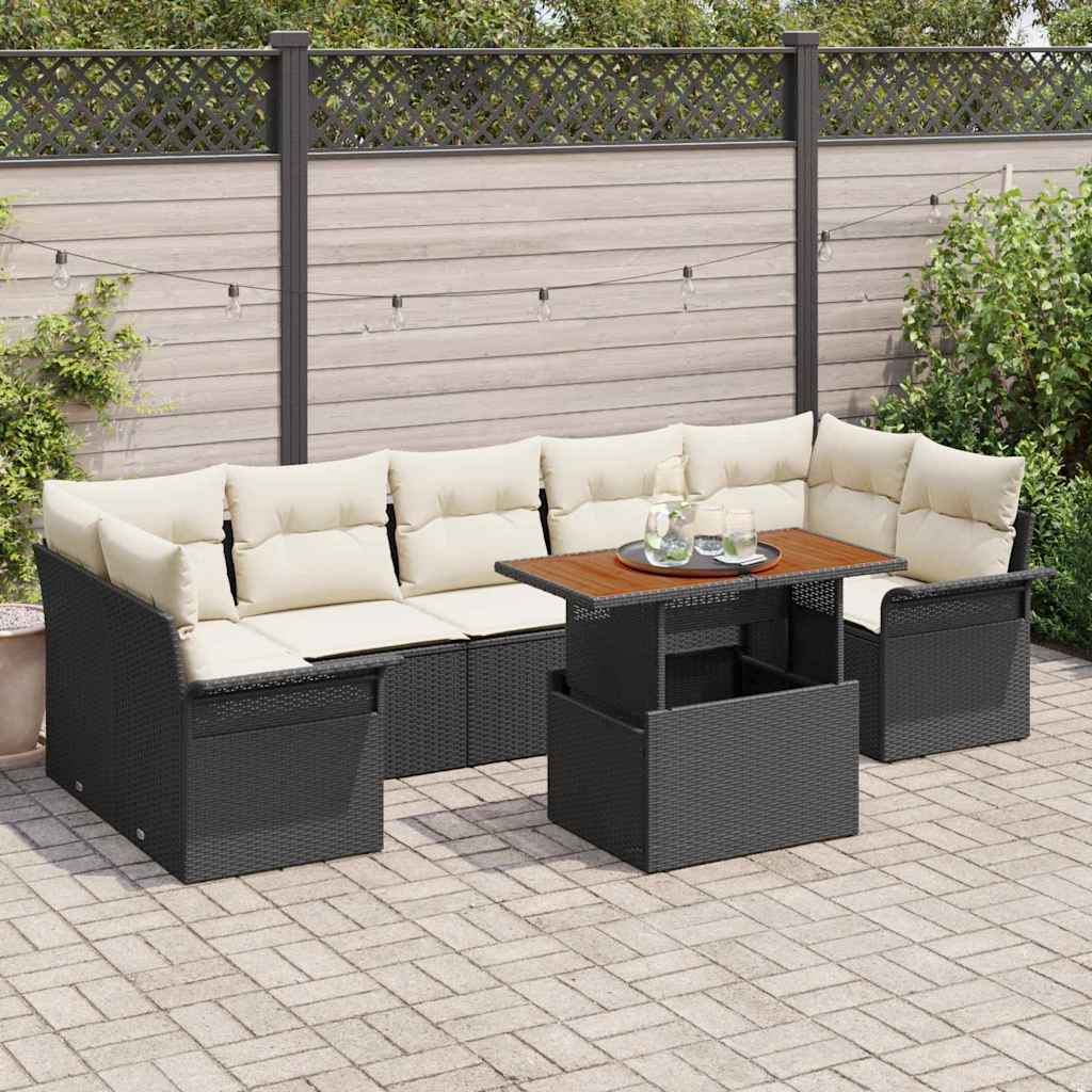 Tuin Sofa Set Met Kussen 8 Pcs