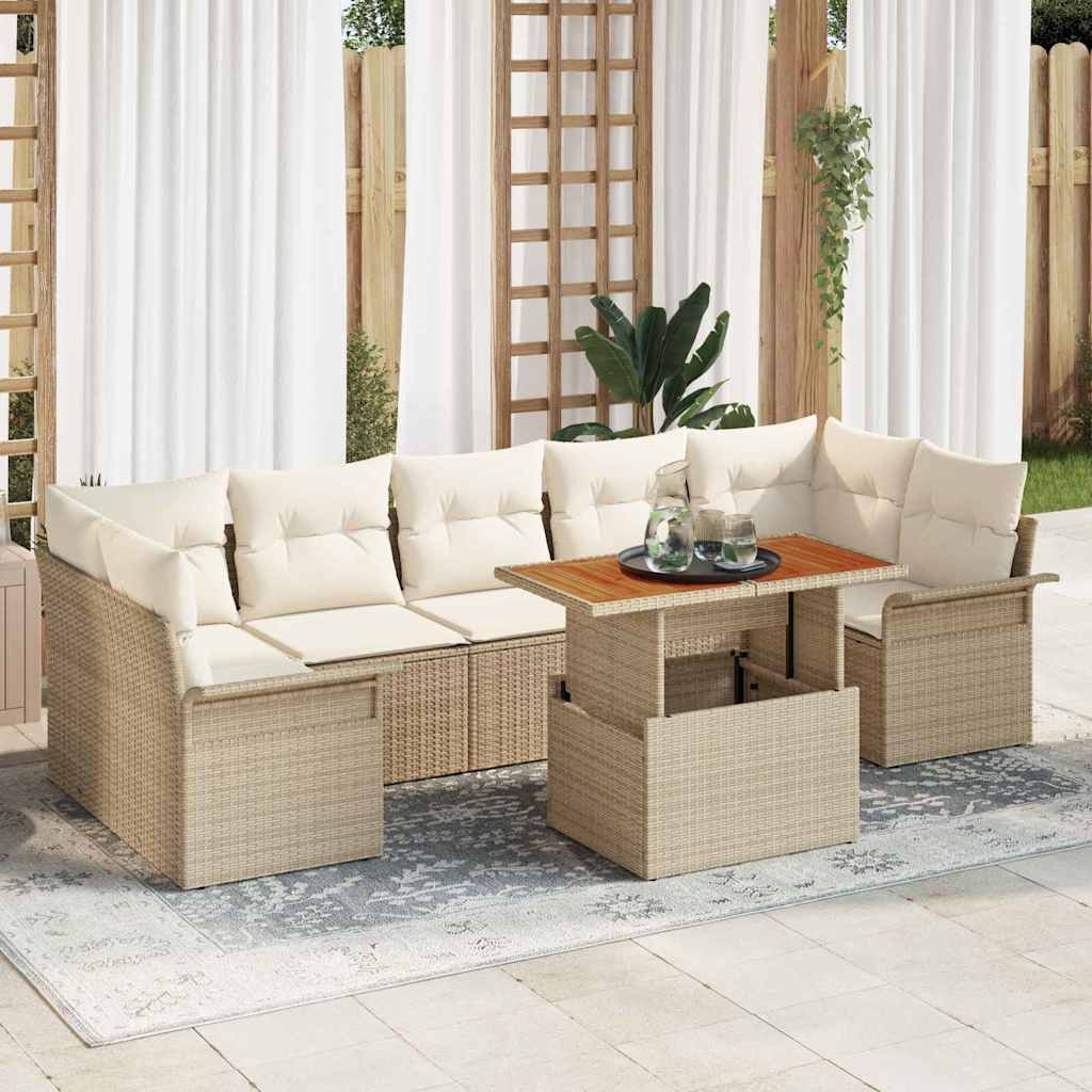 Tuin Sofa Set Met Kussen 8 Pcs