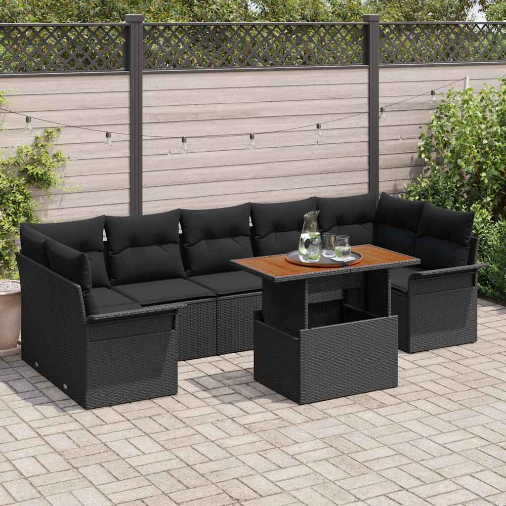 Tuin Sofa Set Met Kussen 8 Pcs
